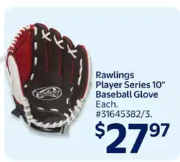Walmart Rawlings Player Series 10 Baseball Glove offer