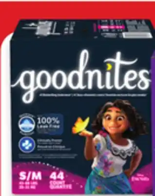 Walmart Goodnites Bedwetting Underwear offer