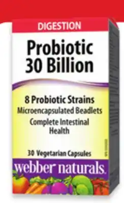 Walmart Webber Naturals Probiotic 30s offer