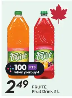 Sobeys FRUITÉ Fruit Drink offer