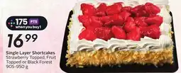 Sobeys Single Layer Shortcakes offer