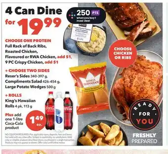 Sobeys 4 Can Dine offer