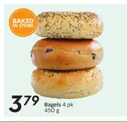 Sobeys Bagels offer