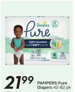 Sobeys PAMPERS Pure Diapers offer