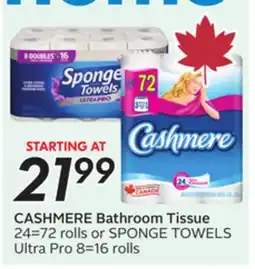 Sobeys CASHMERE Bathroom Tissue offer