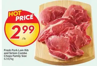 Sobeys Fresh Pork Loin Rib and Sirloin Combo Chops offer