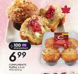 Sobeys COMPLIMENTS Muffins offer
