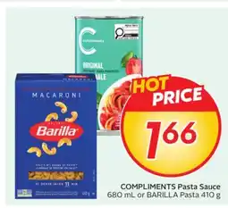 Sobeys COMPLIMENTS Pasta Sauce offer