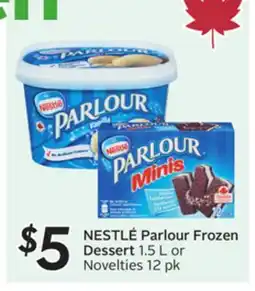 Sobeys NESTLÉ Parlour Frozen Dessert offer