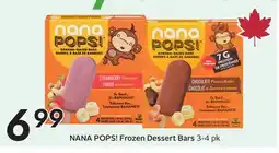 Sobeys NANA POPS! Frozen Dessert Bars offer
