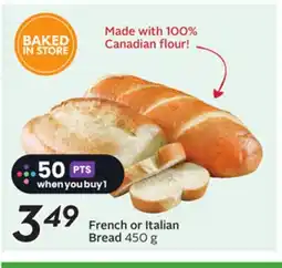 Sobeys French or Italian Bread offer