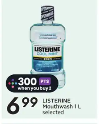 Sobeys LISTERINE Mouthwash offer
