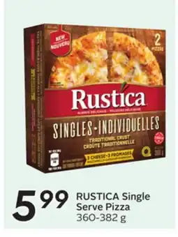 Sobeys RUSTICA Single Serve Pizza offer