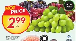 Sobeys Extra Large Seedless Grapes offer
