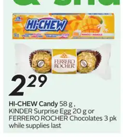 Sobeys HI-CHEW Candy offer