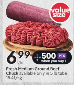 Sobeys Fresh Medium Ground Beef Chuck offer