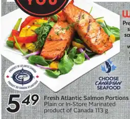 Sobeys Fresh Atlantic Salmon Portions offer