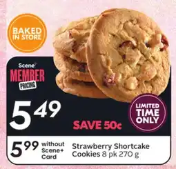 Sobeys Strawberry Shortcake Cookies offer