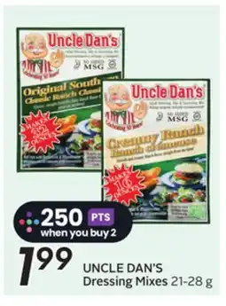 Sobeys UNCLE DAN'S Dressing Mixes offer