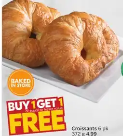 Sobeys Croissants offer