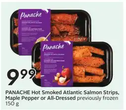 Sobeys PANACHE Hot Smoked Atlantic Salmon Strips, Maple Pepper or All-Dressed offer