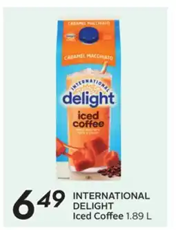 Sobeys INTERNATIONAL DELIGHT Iced Coffee offer