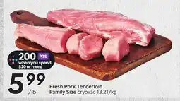 Sobeys Fresh Pork Tenderloin Family Size offer