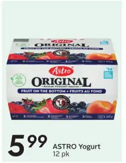 Sobeys ASTRO Yogurt offer