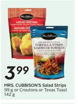 Sobeys MRS. CUBBISON'S Salad Strips offer