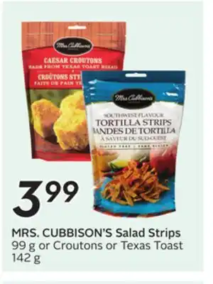 Sobeys MRS. CUBBISON'S Salad Strips offer