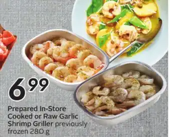 Sobeys Prepared In-Store Cooked or Raw Garlic Shrimp Griller offer