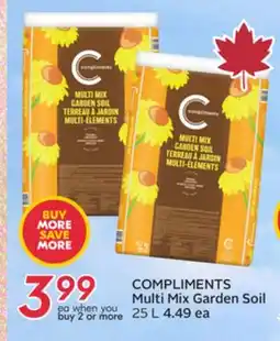 Sobeys COMPLIMENTS Multi Mix Garden Soil offer
