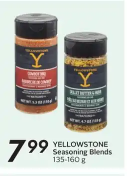 Sobeys YELLOWSTONE Seasoning Blends offer