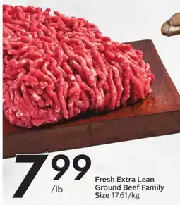 Sobeys Fresh Extra Lean Ground Beef offer