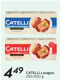 Sobeys CATELLI Lasagna offer