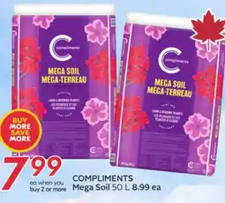 Sobeys COMPLIMENTS Mega Soil offer