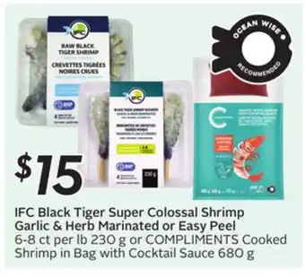 Sobeys IFC Black Tiger Super Colossal Shrimp offer