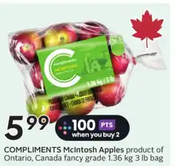 Sobeys COMPLIMENTS McIntosh Apples offer