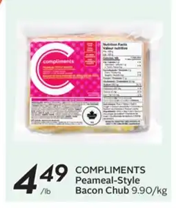 Sobeys COMPLIMENTS Peameal-Style Bacon Chub offer