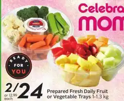 Sobeys Prepared Fresh Daily Fruit or Vegetable Trays offer