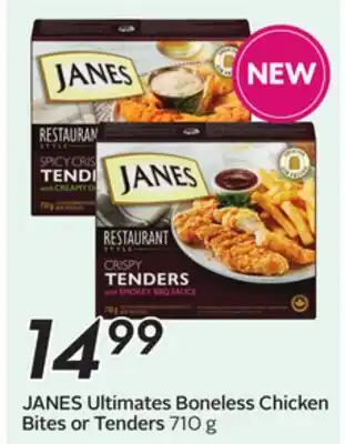Sobeys JANES Ultimates Boneless Chicken Bites or Tenders offer