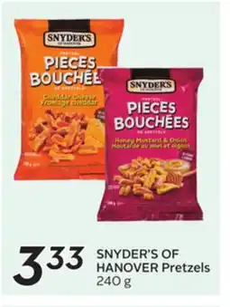 Sobeys SNYDER'S OF HANOVER Pretzels offer
