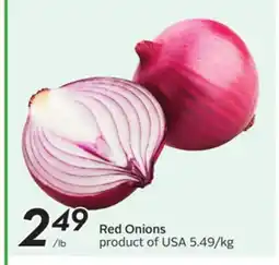 Sobeys Red Onions offer