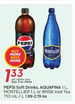 Sobeys PEPSI Soft Drinks, AQUAFINA offer