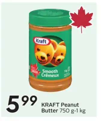 Sobeys KRAFT Peanut Butter offer