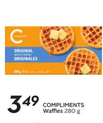 Sobeys COMPLIMENTS Waffles offer