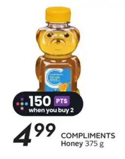 Sobeys COMPLIMENTS Honey offer