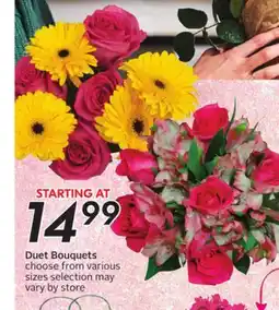 Sobeys Duet Bouquets offer