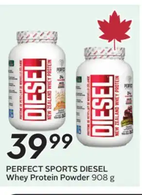 Sobeys PERFECT SPORTS DIESEL Whey Protein Powder offer