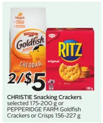 Sobeys CHRISTIE Snacking Crackers offer